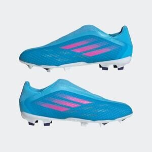 NWT adidas X Speedflow.3 FG Soccer Shoe Sky Rush/Pink/White Men’s 12
